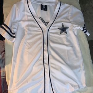 NFL Dallas Cowboys baseball-styled jersey